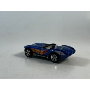 1982 Hot Wheels Ford Shelby Cobra Convertible 1:64 Diecast Metallic Blue